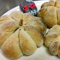 まめたん's cooksnap of when they made オシャレにハロウィン☆かぼちゃパン.