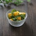 まろんかふぇ's cooksnap of when they made 春菊と柿のオリーブオイルドレッシング❀.