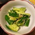こうせい(=ﾟωﾟ)ﾉ's cooksnap of when they made 簡単！たたき胡瓜　にんにく風味.