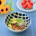 runa10's cooksnap of when they made アボカドしらす納豆.