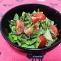 カリーナ's cooksnap of when they made サニーレタスとミニトマトのサラダ風ナムル.