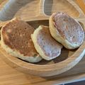 クックARM3IL☆'s cooksnap of when they made 離乳食 後期 とうふホットケーキ♪.