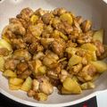 keikotan✱'s cooksnap of when they made 鶏もも肉とじゃがいもの甘辛～♪.