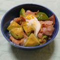 ﾁｲﾁｬﾝﾏﾏ's cooksnap of when they made アボカドとベーコンのペペロン丼.