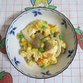 mmameco's cooksnap of when they made ミックスベジタブルとしめじの卵とじ.