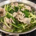 oryochan's cooksnap of when they made 超簡単♪豚肉と水菜のハリハリ煮.