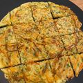 ハッピーポニー's cooksnap of when they made たこ焼き粉で★簡単韓国風チヂミ.