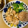 ☆みーパン☆'s cooksnap of when they made 鮭ときのこのバターポン酢ムニエル.