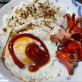 ★なみ☆'s cooksnap of when they made 目玉焼き〜私の好きな食べ方♪.