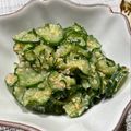 にことん's cooksnap of when they made キュウリもみ.