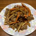 なおーズ☆キッチン's cooksnap of when they made ☆牛肉とごぼうのしぐれ煮☆.