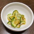 Yuu's cooksnap of when they made 生ズッキーニのしょうがおひたし.
