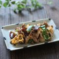 まろんかふぇ's cooksnap of when they made 豚肉ときくらげの卵炒め.