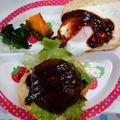 クック3N0VKO☆'s cooksnap of when they made おうちカフェチーズハンバーガー.