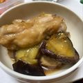 ⭐️'s cooksnap of when they made 手羽元と茄子のさっぱり煮.