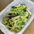 naoko's cooksnap of when they made レンジで3分！豆苗とエノキの塩昆布和え.