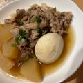 ponkotsu子's cooksnap of when they made こどもも喜ぶ♪大根と豚こま肉の煮物.