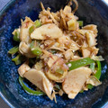 なゆひーママ's cooksnap of when they made たけのことピーマンの生姜醤油おかか和え♪.