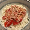 こもチック's cooksnap of when they made 簡単5分♪冷た～いトマト＆シーチキン素麺.