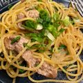 vivi475's cooksnap of when they made ☆豚の生姜焼きパスタ☆.