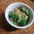 ふか谷's cooksnap of when they made オクラの柚子胡椒おろし和え.