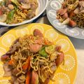 みなとのまんま's cooksnap of when they made 息子が作る…野菜たっぷり焼きそば♡.