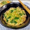 在宅勤務のおじさん's cooksnap of when they made 少しの手間でレベルアップ！親子丼.