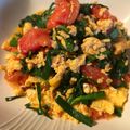 クック☆やーっ！'s cooksnap of when they made ニラ入りトマトと卵の炒めもの.
