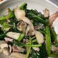 ♬のんのこ日和♬'s cooksnap of when they made ベーコンとほうれん草のバター炒め.
