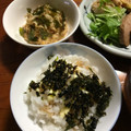 Ruriluru's cooksnap of when they made めちゃ簡単！韓国のり&マヨしょうゆごはん.