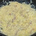 GASPAPA's cooksnap of when they made 冷ゴハンと牛乳で♪リゾット・カルボナーラ.