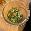 peanutsss's cooksnap of when they made レンジとめんつゆで♪水菜と油揚げの煮浸し.