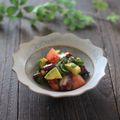まろんかふぇ's cooksnap of when they made バジル香るアボカドとタコの美肌サラダ.