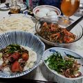 Nonmiya*'s cooksnap of when they made 鯖缶トマトの混ぜ素麺.