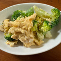なーなちゃん's cooksnap of when they made 簡単★ブロッコリーと炒り卵のオイマヨ和え.