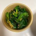 いかめし321's cooksnap of when they made 簡単副菜🐾ちぢみほうれん草のごま和え.