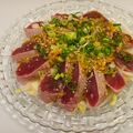 sakuko99's cooksnap of when they made 炙りまぐろの♪葱ソースがけ.
