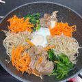 2483's cooksnap of when they made フライパンでやみつきビビンバ☆.