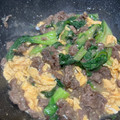 かななんまんま's cooksnap of when they made 台湾料理★青梗菜牛肉玉子のとろとろ炒め.