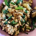 emikuneko's cooksnap of when they made ナスとニラのオイスター餡.