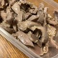 Fulai On The Wings's cooksnap of when they made 砂肝和え（下処理なし）.