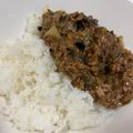 ぺぺまりな's cooksnap of when they made 鶏ひき肉で作る！茄子のキーマカレー.