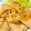 U☆kaoru's cooksnap of when they made 豚ロース薄切り肉でやわらか生姜焼き.