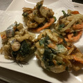 Misao Aoyama's cooksnap of when they made アジのかき揚げ.