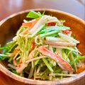 ☆ぼうchan☆'s cooksnap of when they made 水菜とカニカマの胡麻マヨサラダ.