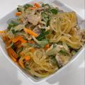 まみこ's cooksnap of when they made フライパンいらずの辛口チャプチェ.