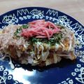 LOVEのこ's cooksnap of when they made ごはんで折りたたみお好み焼き.