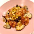 悠LOVE航's cooksnap of when they made 超簡単！鶏もも肉とナスの油淋鶏！！.