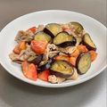 Etsu☆ko's cooksnap of when they made 豚こま・なす・トマトの簡単炒め物.