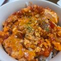 ゆるмαмα's cooksnap of when they made トマトとチーズのとろとろ卵イタリアン豚丼.